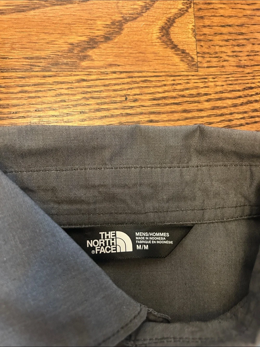 The North Face Men's Long-Sleeve Button-Up Shirt in Charcoal